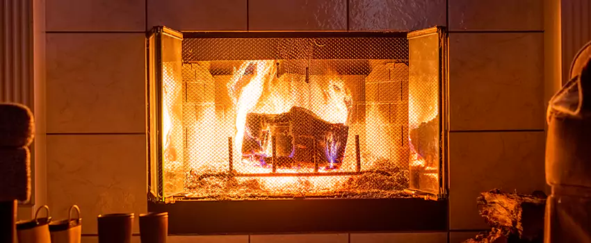 Mendota Hearth Landscape Fireplace Installation in Allison Park, Pennsylvania
