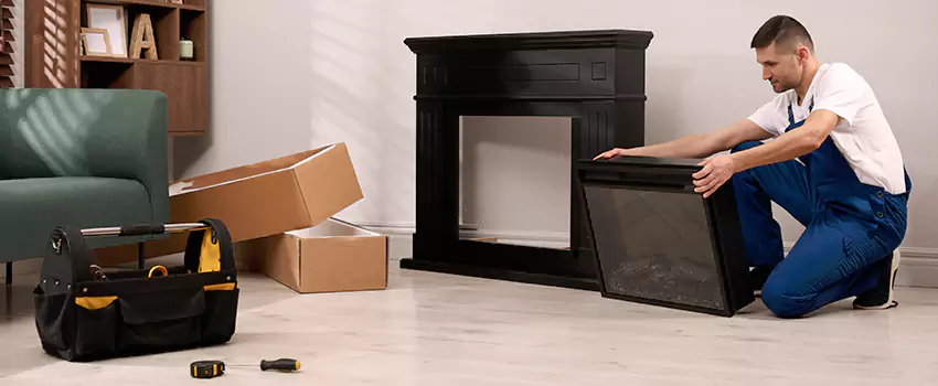 Old Rusted Metal Fireplace Repair And Replacement in Allison Park, PA